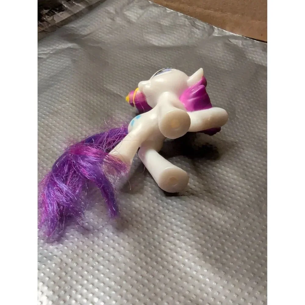 My Little Pony G4 Rarity Unicorn Figure Purple Mane Toy Hasbro
